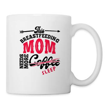 Breastfeeding Mom Mama Normalized Awareness - Mug - white - Right