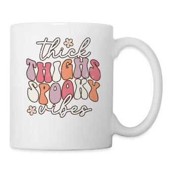 Bleached Ghost Hippie Halloween - Stay Spooky - Mug - white - Right