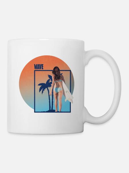 Wave - Tasse - Weiß