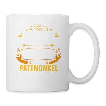Patenonkel Patententante beste Patenkind der Welt - Tasse - Weiß - Rechts