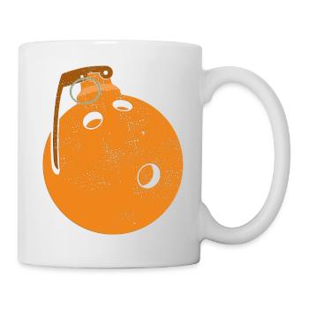 Bowling Kugel Granate Bowlingspieler Geschenk - Tasse - Weiß - Rechts