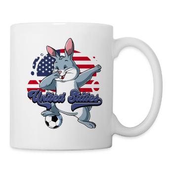 Usa Soccer - Mug blanc - blanc - Droite