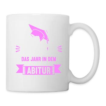 Abitur Gymnasium Damen und Herren Abi 2022 - Tasse - Weiß - Rechts
