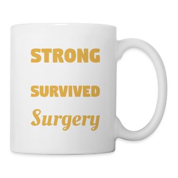 Jusqu’à ce que vous ayez survécu à la chirurgie à cœur ouvert du cœur - Mug blanc - blanc - Droite