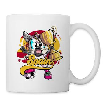 Espagne Football - Mug blanc - blanc - Droite