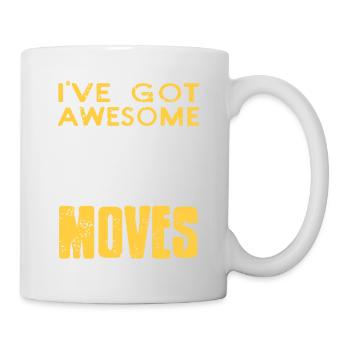 I've Got Awesome Moves Vintage Chess T-Shirt - Tasse - Weiß - Rechts