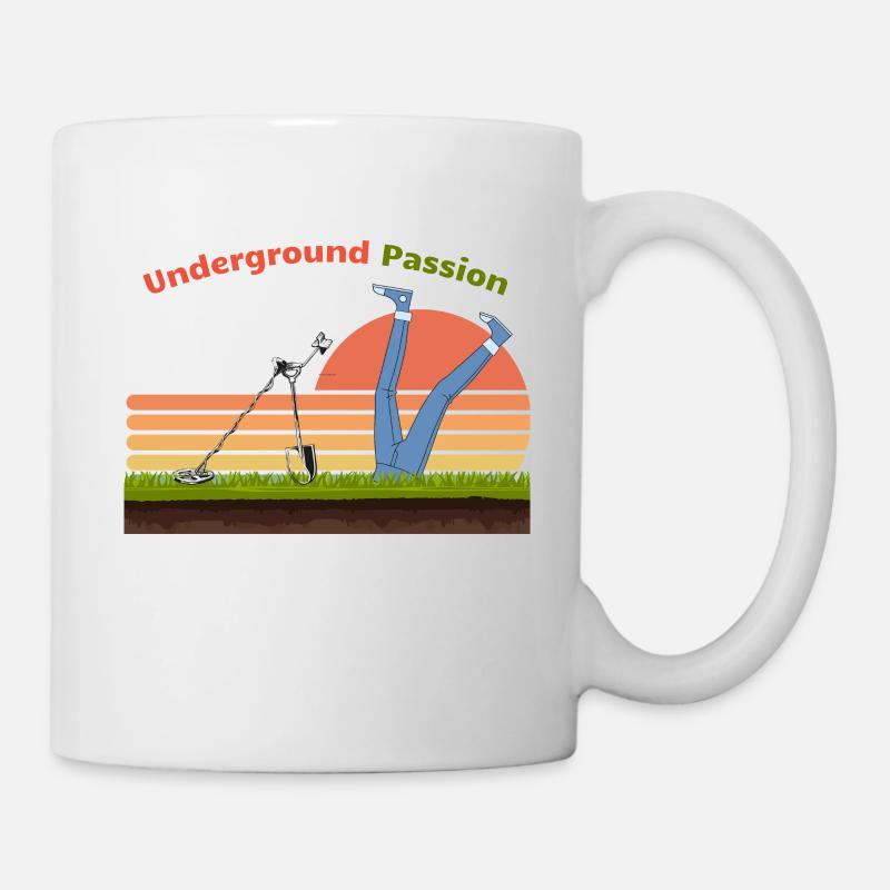 passion underground pour le détective - Mug blanc - blanc