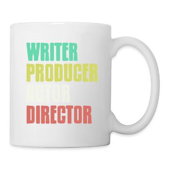 Write Producer Actor Director Retro T-Shirt - Mug - white - Right