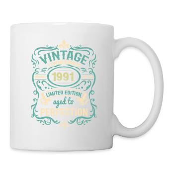 Vintage 1991 32th Birthday Made in 1991 Born 1991 - Mug - white - Right