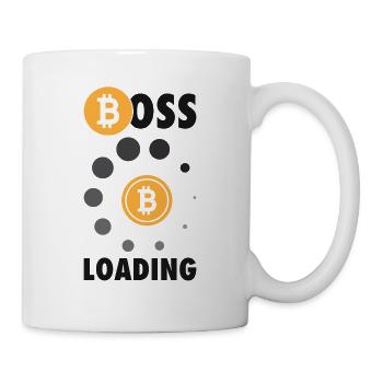 Bitcoin Crypto-monnaie BTC Boss Chargement Shirt - Mug blanc - blanc - Droite