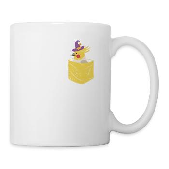 Bag Cockatiel Witch Pumpkin Funny - Mug - white - Right