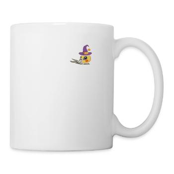 Bag Cockatiel Witch Pumpkin Funny - Mug - white - Right