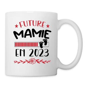 Bientôt Mamie - Mamy - Naissance - Bébé - Enfant - Mug blanc - blanc - Droite