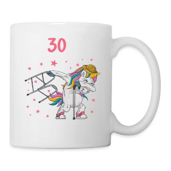 Mit 30 nichts anders nur langsamer 30 Geburtstag - Tasse - Weiß - Rechts