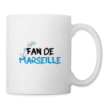 Fan de Marseille - Mug blanc - blanc - Droite