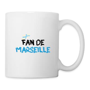 Fan de Marseille - Mug blanc - blanc - Droite