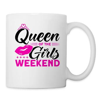 Trauzeugin Mädelsabend Party Damen Geschenk - Tasse - Weiß - Rechts