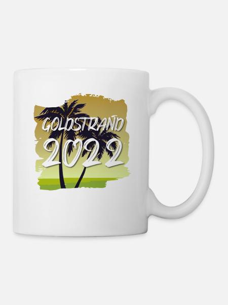 Goldstrand 2022 - Tasse - Weiß