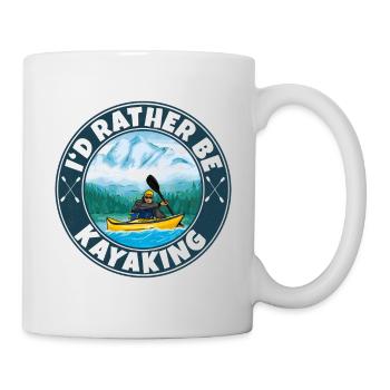 Kajak fahren - Tasse - Weiß - Rechts