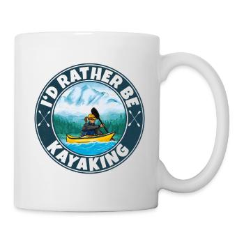 Kajak fahren - Tasse - Weiß - Rechts