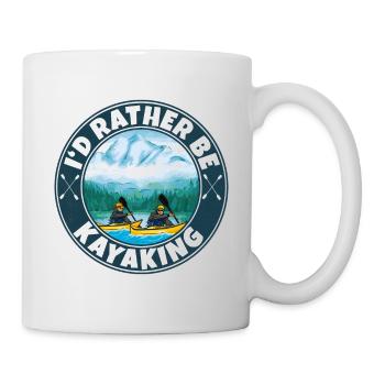 Kajak fahren - Tasse - Weiß - Rechts