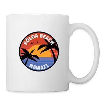Kōloa Beach Hawaii Sonnenaufgang - Tasse - Weiß - Rechts