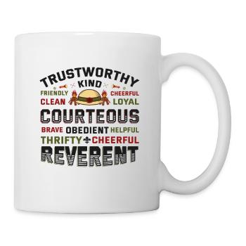 Scout Charaktereigenschaften Scouting - Tasse - Weiß - Rechts