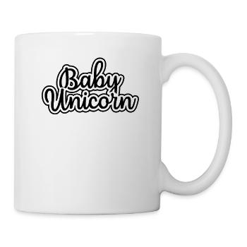 Bébé Einhorn Licorne - Mug blanc - blanc - Droite