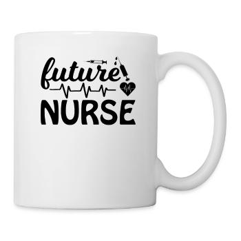 Future infirmière - Mug blanc - blanc - Droite