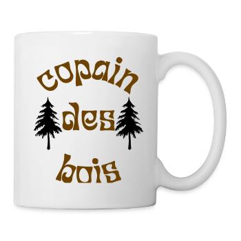 t-shirt humoristique, cadeau homme, amitié, copain - Mug blanc - blanc - Droite