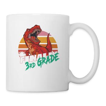 Finally 3rd Grade, Second Grader - T-REX - Mug - white - Right