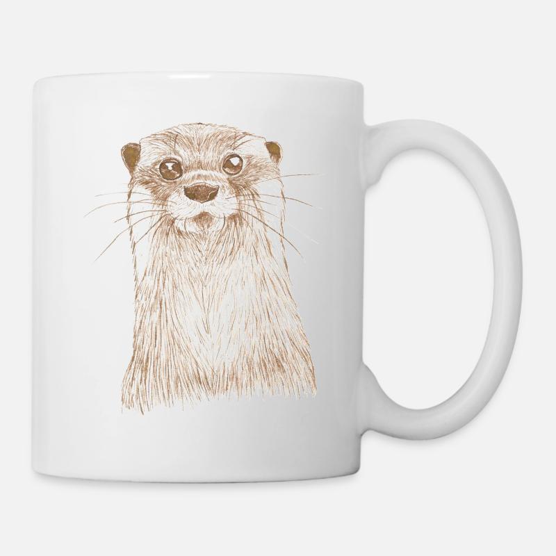 Loutre 2 12 07 2022 - Mug blanc - blanc