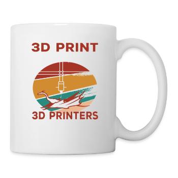 slogan d’impression 3D rétro amusant pour hommes et femmes - Mug blanc - blanc - Droite