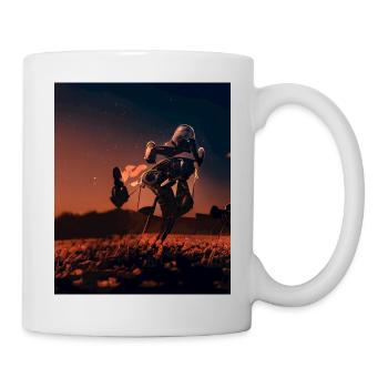 great ART on great PEOPLE - Tasse - Weiß - Rechts