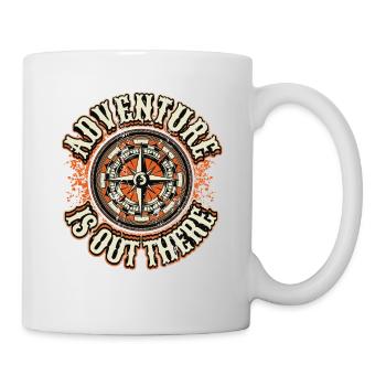L’aventure est là. - Mug blanc - blanc - Droite