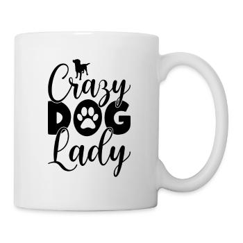 Cool Dog Crazy Dog Lady Gift - Mug - white - Right