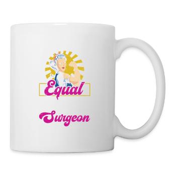 Nose Surgeon Girls Rhinoplasty Cosmetics - Mug - white - Right