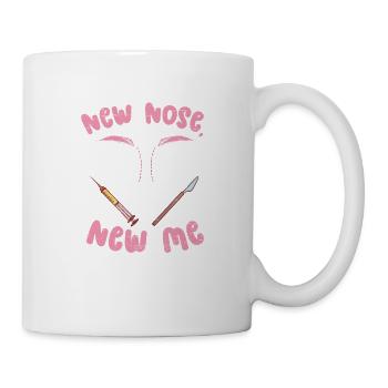 New Nose New Me Rhinoplastik Kosmetische - Tasse - Weiß - Rechts