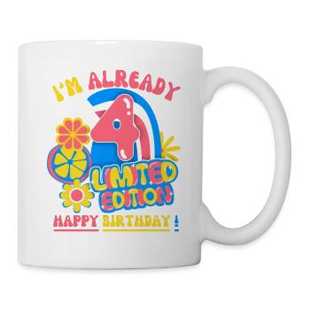 Birthday child-children 4 years, children's birthday - Mug - white - Right