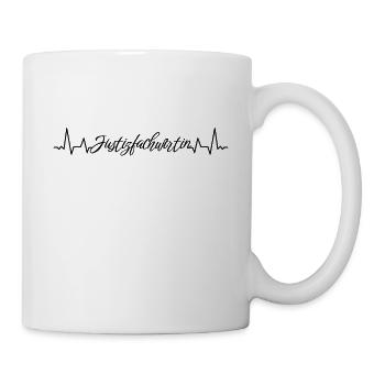 Richtern Herzschlag Justizfachwirtin - Tasse - Weiß - Rechts