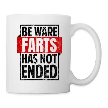 Funny Fart Saying Irony Sarcasm - Mug - white - Right