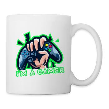 Epic Controller Design I'm A Gamer T-Shirt Present - Mug - white - Right