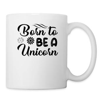 Né pour être une licorne Licorne - Mug blanc - blanc - Droite