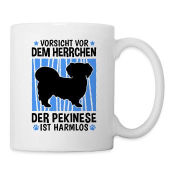 Pekinese Herrchen Peking-Palasthund Pekingese - Tasse - Weiß - Rechts