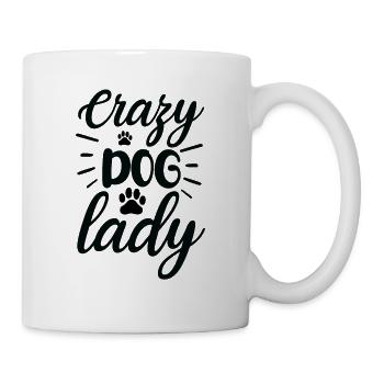 Chienne folle - Mug blanc - blanc - Droite