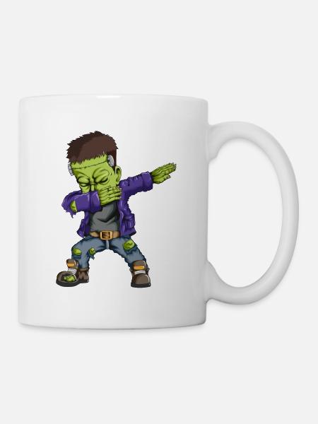 Monster Dabbing Halloween Gruselkostüm Verkleidung - Tasse - Weiß