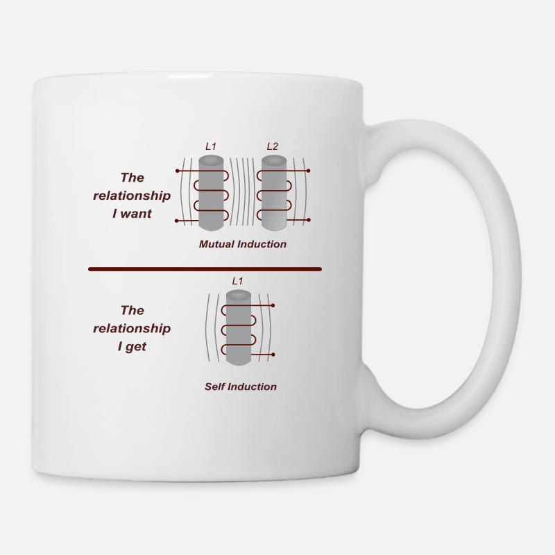 Elektromagnetische Induktion - Tasse - Weiß