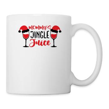 Mommys Jingle Juice Motif Norvégien - Mug blanc - blanc - Droite