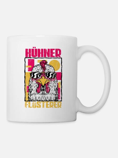 Huhn Hühner Flüsterer - Tasse - Weiß