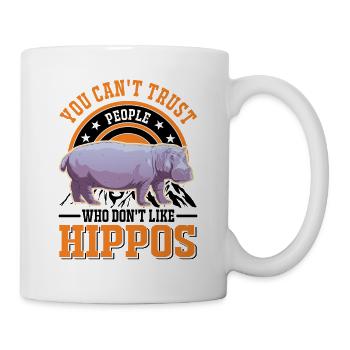 Hippo Lover Hippo Hippo Hippo - Mug - white - Right